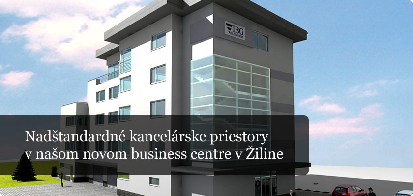Nadštandardné kancelárske priestory v našom novom business centre v Žiline